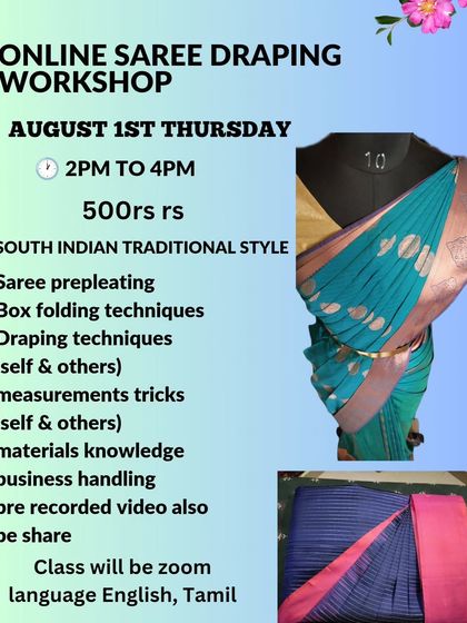 This workshop was taught in both English and Tamil, making it accessible to more students.