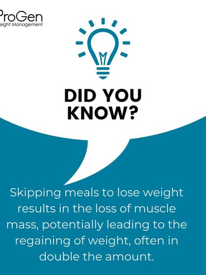 Did you know skipping meals can lead to muscle loss and cause you to regain double the weight? A consistent, balanced approach is key for sustainable results.
