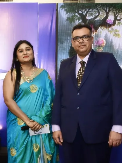 With the author, CA Premal Gandhi, at the launch of his book on CSR compliance.