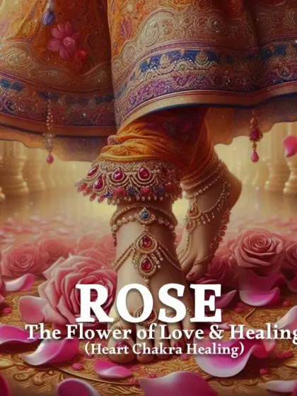 The Rose is the flower of love and healing, connected to the Heart Chakra. Its energy helps to open your heart, heal emotional wounds, and allow love to flow freely.
