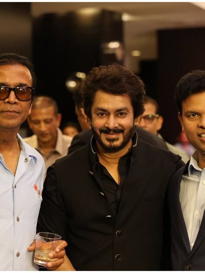 With friends and colleagues at the Filmfare Glamour and Style Awards. These events are a great opportunity to celebrate artistry and connect with creative minds.
