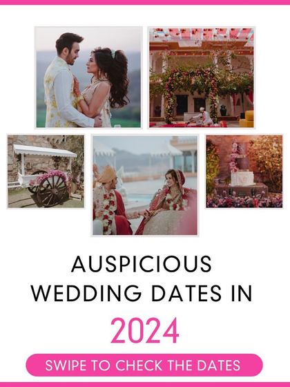 A guide to auspicious Hindu wedding dates in 2024 to help you with your initial planning.