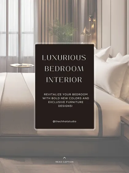 This graphic encapsulates my approach to luxurious bedroom interiors. I focus on revitalizing spaces with bold color choices, exclusive furniture designs, and an unwavering commitment to creating a personal sanctuary for every client.
