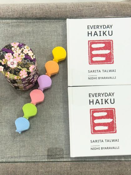 Another BWWer's book is out! We're so excited to get our copies of 'Everyday Haiku' by our very own Sarita Talwai. The book is a beautiful collection of poetry with perfect illustrations.