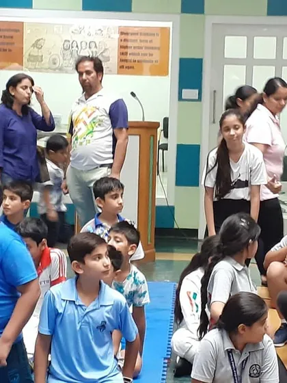 A view of the audience and participants at the Delhi State Fencing Championship. These events are a great experience for fencers and their families.