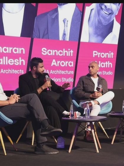 Our principal architect, Sujit Nair, participating in a panel discussion at the FOAID conference. Engaging in these conversations allows us to share our perspective and learn from other leaders in the architecture and design industry.