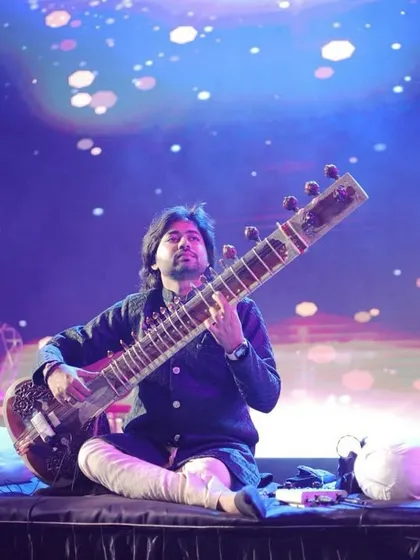Performing live at the Surat Litfest. My music is a great fit for literary and cultural festivals, adding a layer of artistic expression to the event.