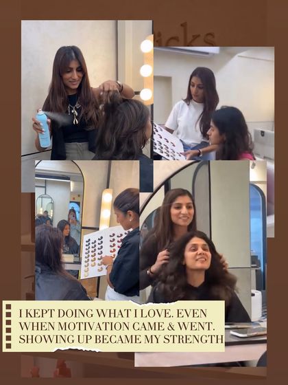 This collage represents my journey. I kept doing what I love, even when motivation was low. Showing up every day became my strength, and I'm so grateful for the community we've built.