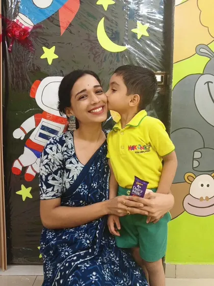 The bond I share with each child is incredibly special. Moments like these, filled with pure affection, are a daily reminder of why I started this journey.
