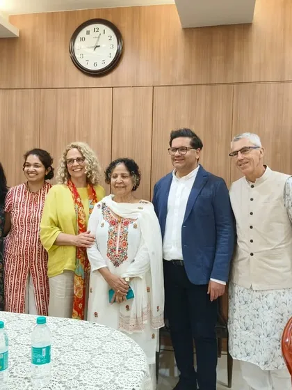 Our founder, Amukta Mahapatra, with fellow panelists at a workshop conducted by the Spastics Society of Karnataka in collaboration with the American Montessori Society.
