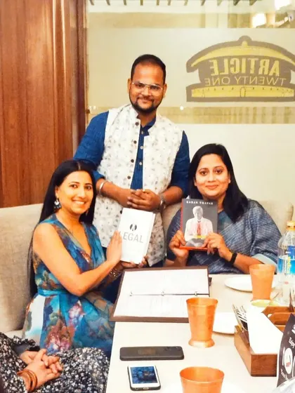 Sharing my book and ideas with fellow professionals. These interactions are a great way to exchange knowledge and perspectives.