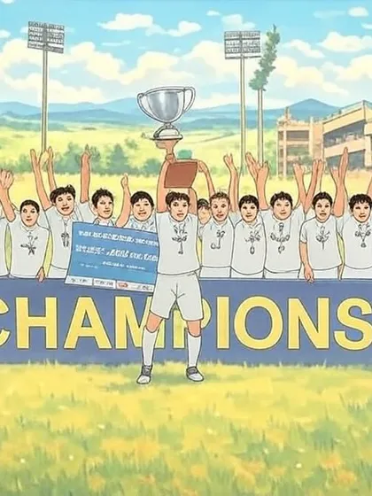 Another Ghibli-inspired artwork celebrating our champions. A unique way to honor our legacy.