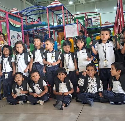 This class is all smiles after a fun-filled day at Kydoland. My facility is equipped to handle large groups, making it an ideal choice for school field trips in Bengaluru.
