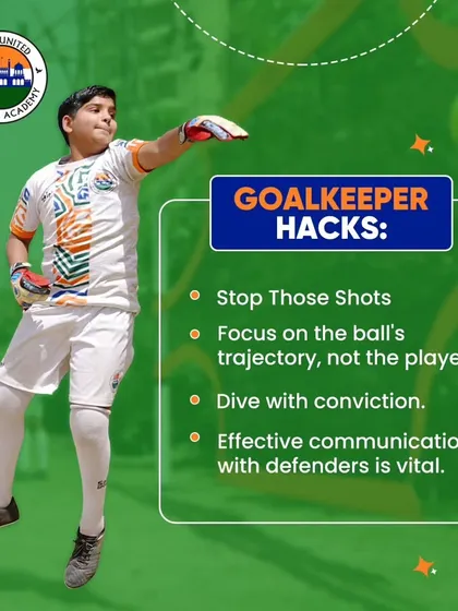 Goalkeeper Hacks: Pro tips for our guardians of the goal. We provide position-specific training to help every player excel in their role.