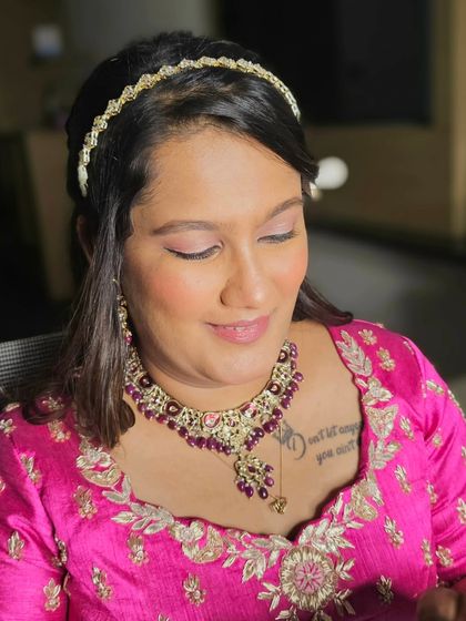 The Canvas Story - Bridal & Wedding Makeup Timeless Bridal & Reception Looks photo 12