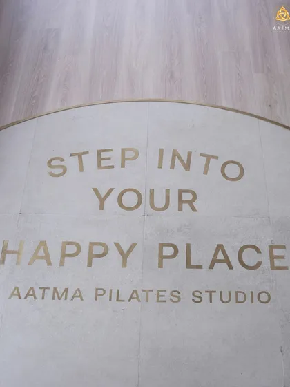 I designed this studio to be more than just a place to work out. It is a sanctuary where you can connect with your 'aatma' or soul. This is your happy place, where you can focus on yourself and your well being.