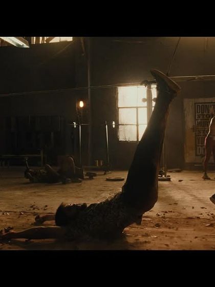 An action sequence from the Muscleblaze ad, showing the dynamic and functional nature of the costumes I designed for the fight scenes.