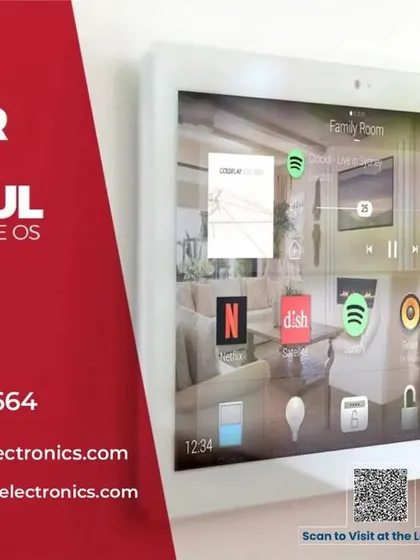 For those who want a central command center, we install sleek, wall mounted touch panels. This provides a sophisticated and intuitive way to manage your entire home's operating system, from entertainment on Spotify to your security settings.