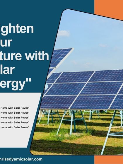 Brighten your future with solar energy. These large solar arrays show the potential of the sun to power our communities cleanly and efficiently.