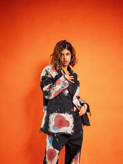 A vibrant, high-energy studio shoot for Apple with influencer Sejal Kumar. The goal was to create a bold and modern look, using a strong color palette and dynamic posing to capture a youthful and creative spirit, perfect for a leading tech brand campaign.