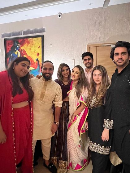 A full house of friends and family. My heart is full when I'm surrounded by my people.