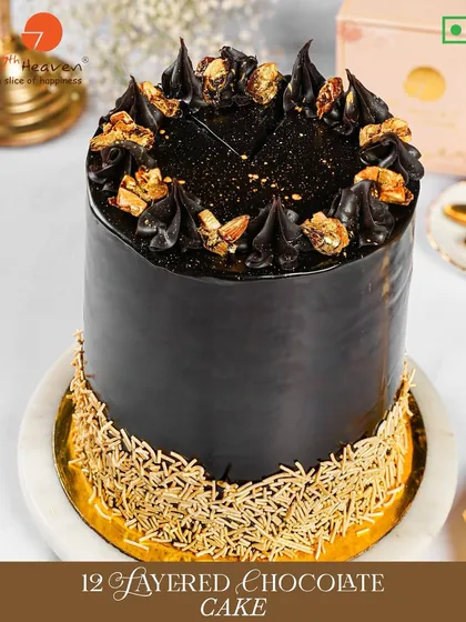 For the ultimate chocolate lover, we present our 12 Layered Chocolate Cake. Each layer is a journey of rich, decadent chocolate, creating an intense and unforgettable dessert experience.