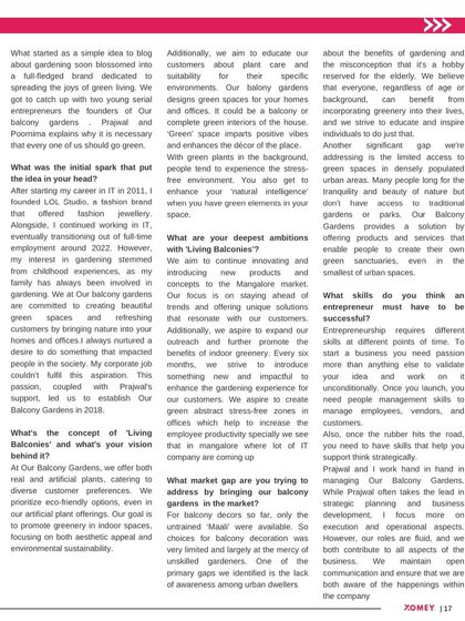 Poornima Shetty - Residential & Commercial Landscaping Our Story & Vision photo 9