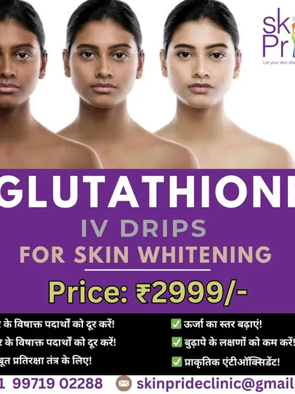 See the transformation for yourself with our Glutathione IV Drips for skin whitening. This treatment is designed to detoxify the body, boost immunity, and deliver a visibly brighter, more even skin tone.