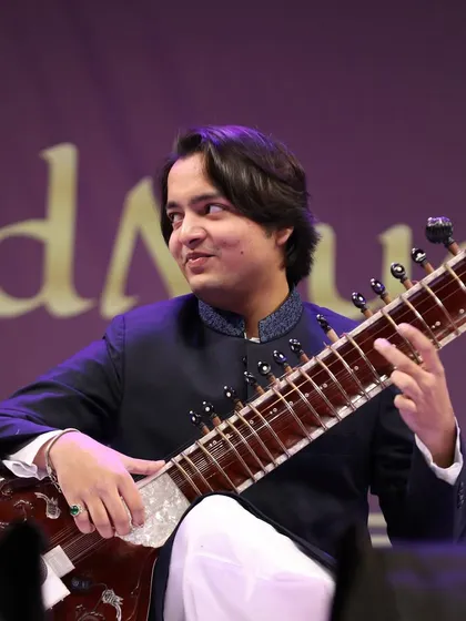 Another shot from the 'NaadMudra' concert, showing the focus and enjoyment of the performance. Pune's audience makes every concert a memorable one.