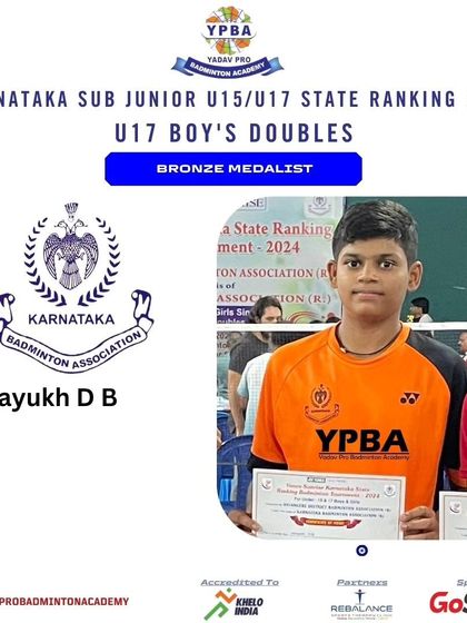 Yadav Pro Badminton Academy - Professional Badminton Coaching Programs Rising Stars: Junior & Sub-Junior Achievements photo 66