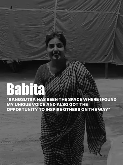 Babita found her voice by uplifting and inspiring those around her. She represents the power of opportunity and perseverance, having grown from a craft specialist to a leader in our organization.