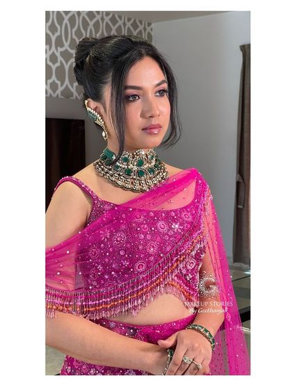 Geethanjali Venkatesh - Special Occasion Makeup Regal Reception & Sangeet Glam photo 67