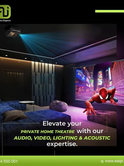 Our expertise in audio, video, lighting, and acoustic treatments allows us to elevate any room into a private home theater.