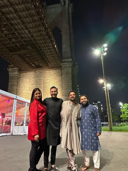 The musicians of the Monsoon Wedding musical at the Gala night in New York. A beautiful evening with talented friends.