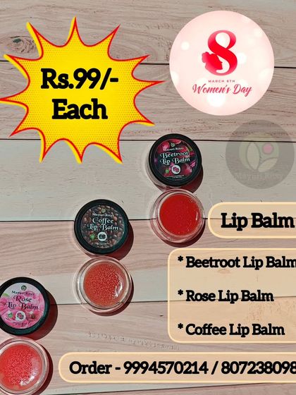 To fight lip darkness, I have created these organic lip balms. You can choose from Beetroot, Rose, and Coffee flavors. They are made with natural ingredients to moisturize your lips and restore their natural color.