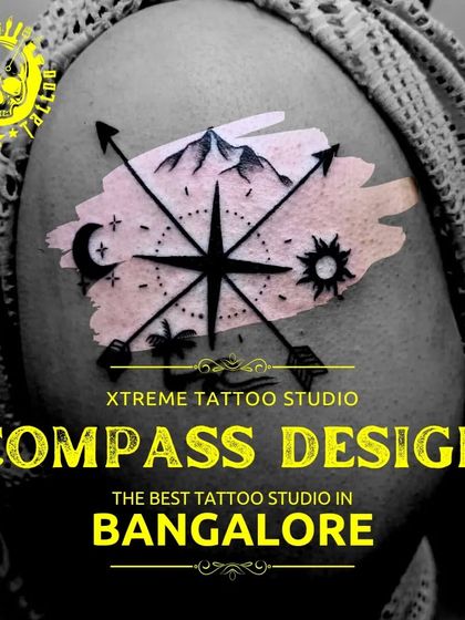 The compass tattoo is a timeless symbol of guidance and exploration. We can create a custom compass design that tells your unique story.