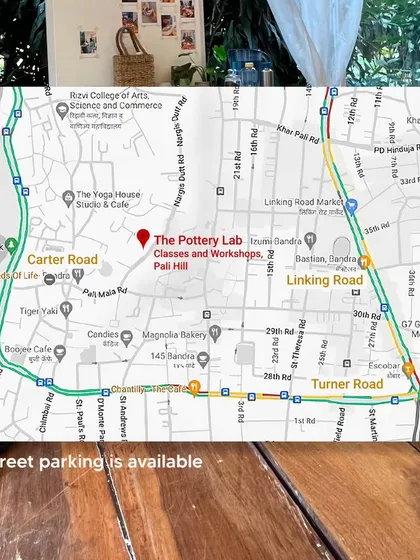 Here is a map to help you find your way to us. We are easily accessible from Carter Road, Linking Road, and Turner Road. Street parking is available, so you can come and make a relaxing 'Pali-day' out of your visit.