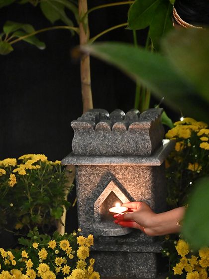 Greenhouse - Handcrafted Stone Sculpture & Decor Sacred Spaces: Tulasi Katte & Pooja Decor photo 3