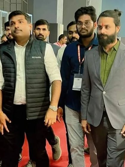 With the Honorable Minister of Corporate Affairs, Government of Andhra Pradesh, Mr. Gudivada Amarnath, at an event. We are grateful for the support from government leaders.