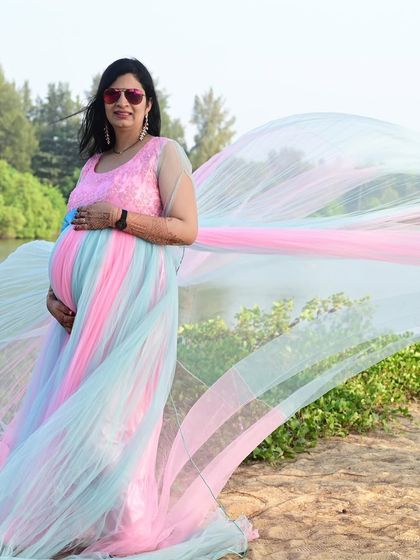Dee Yashaswini - Occasion Wear Rentals Maternity Photoshoot Outfits photo 82
