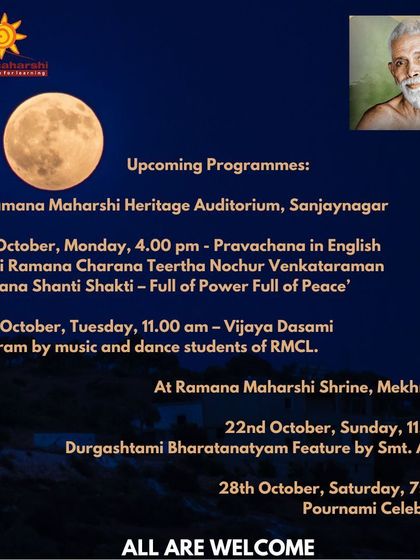 Ramana Maharshi Centre for Learning - Youth Programs & Summer Camps Our Calendar of Events photo 4