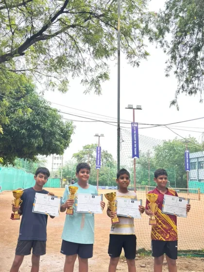 The journey of Ekam Mohindra, from winning his first U12 title to reaching his first AITA doubles finals, a testament to our structured training path.