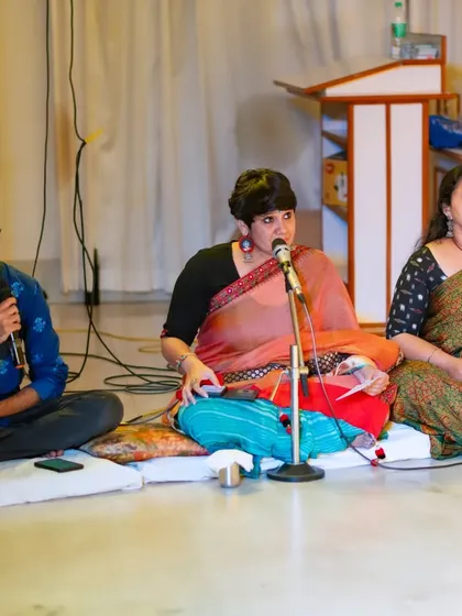 Our exploration of music goes beyond the traditional classroom. Here, our senior members are presenting an experimental piece for a creative retreat. This showcases our commitment to artistic growth and collaboration, offering a path for every student to evolve as an artist.