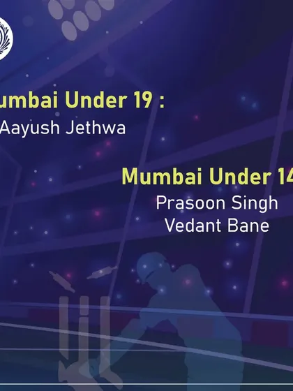 Nurturing future talent is our priority. We celebrate the selection of our young players in the Mumbai Under 19 and Under 14 teams for the season.