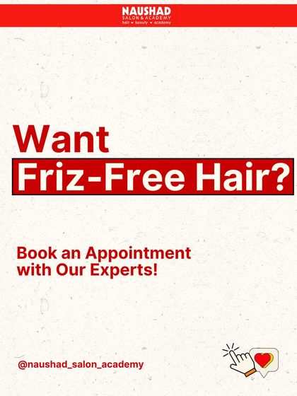 If you want frizz free hair, booking an appointment with an expert is the best solution. We can assess your hair and recommend the perfect treatment for you.