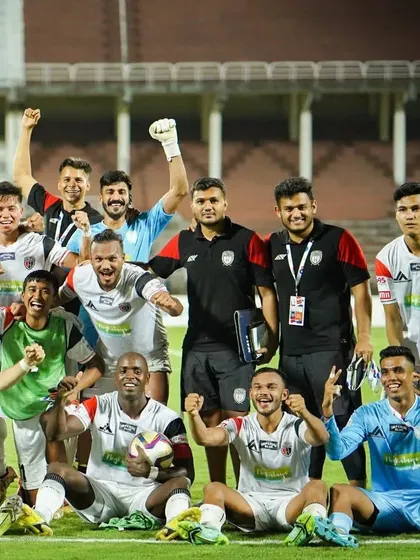 A dominating performance by NorthEast United FC to seal a spot in the semi-finals. The team was roaring and ready for the next challenge.