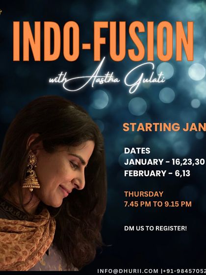 Announcing the first Indo-fusion batch for the new year. This time, the focus is on Kathak-based movements. Stay tuned for choreography details.