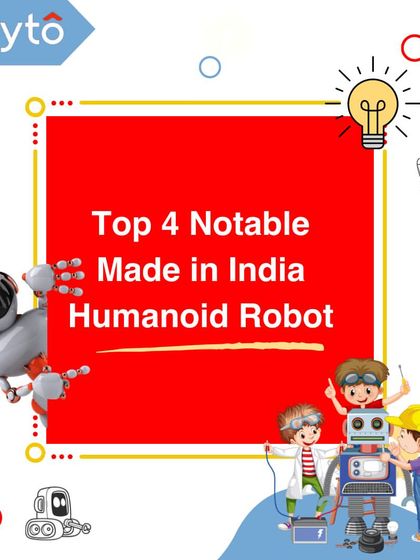 A look at the top 4 notable humanoid robots made in India, showcasing the country's growing prowess in advanced robotics.