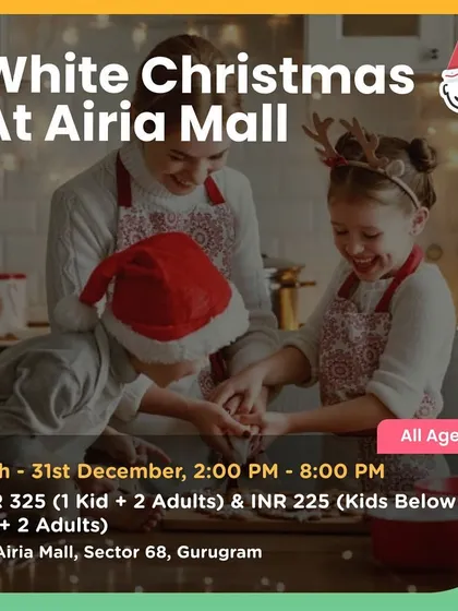 The White Christmas event at Airia Mall was a long-running celebration, giving families plenty of time to join the fun.