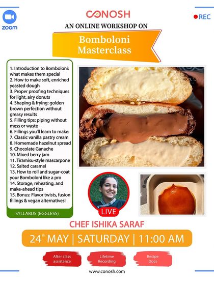 Conosh - Online Culinary Workshops Artisanal Breads, Pizza & Doughs photo 9